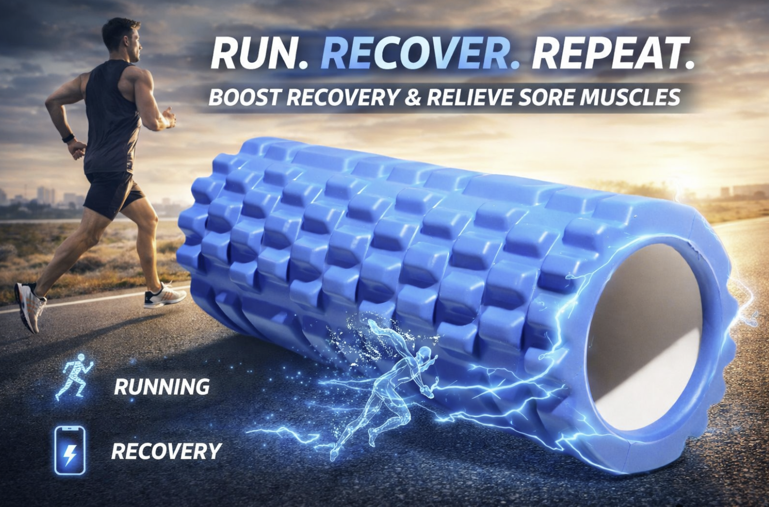 Roller Fitness Foam Roller Muscle Relaxer