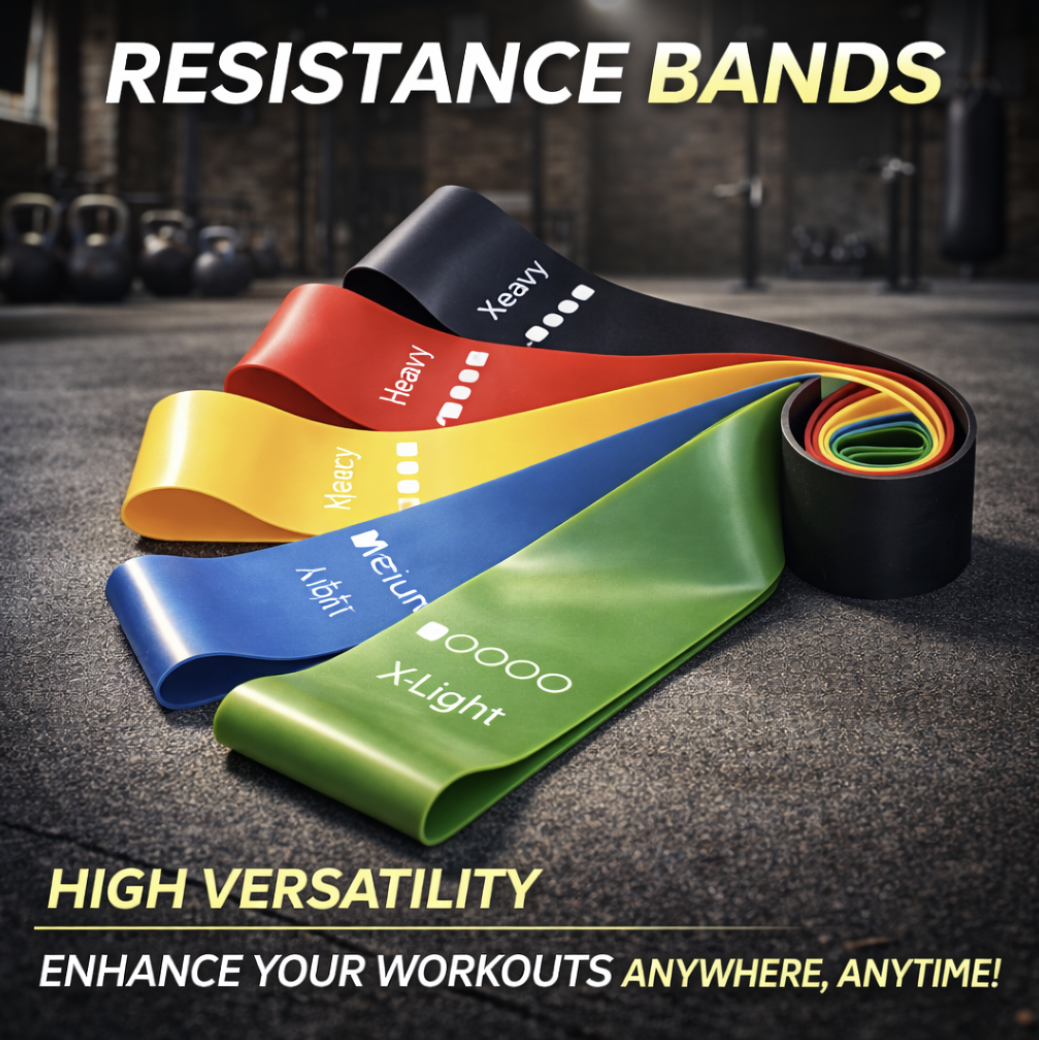 Resistance Rubber Bands Indoor Outdoor Fitness Equipment
