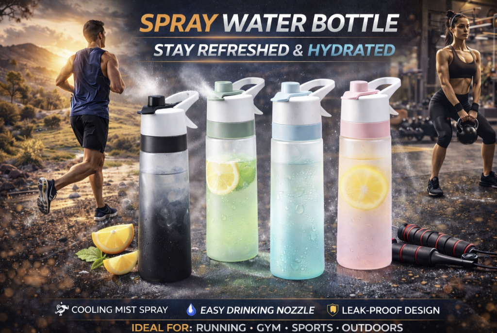 Spray Water Bottle For Outdoor Sport Fitness Water